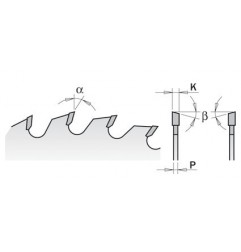 Scie circulaire HM D 400 F 30 Z 48 K 3,2-2,2