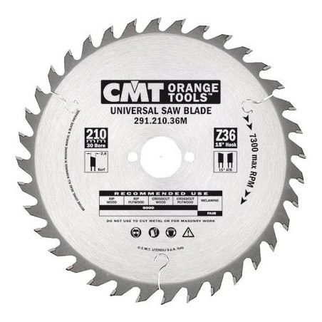 Piła tarczowa HM D 216x30x2,8-1,8 Z 48-5*