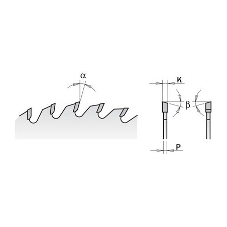 Scie circulaire HM 190x30x2,6-1,6 z 40