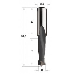 Wiertło NP HW D 4 I 27 L 57,5 S 10x27 RH