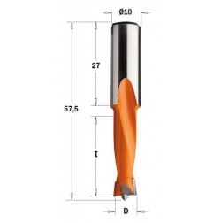 Wiertło NP HW D 4 I 27 L 57,5 S 10x27 LH