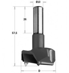 Wiertło puszkowe HW D 15 L 57.5 S 10x26 RH