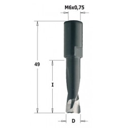 Frez "DOMINO" D 5 I 20 L 49 S M6x0,75