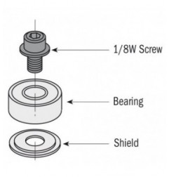 Cuscinetto D 19 d 6,35 T 7