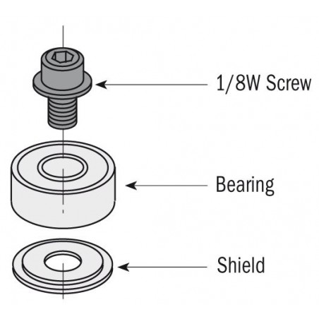 Cuscinetto D 19 d 6,35 T 7