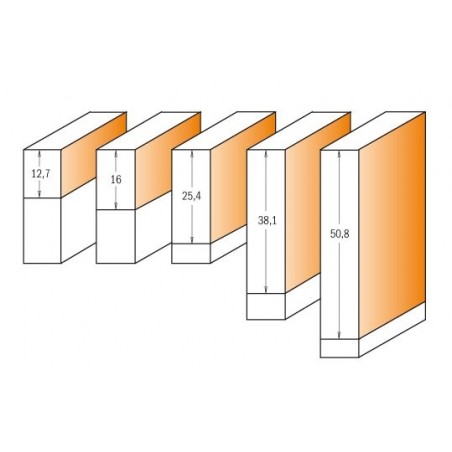 Frez HM I 50.8 D 12,7 S 12 +łożysko dolne