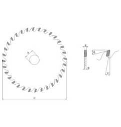 Kreissäge WIRR-P 140x20x3.1x4.2 32 z.