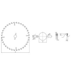 Sierra circular WIRR-C 300x30x3,2x2,2 36 z.