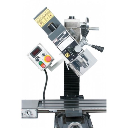 Bohr- und Fräsmaschine PROMA 230V FP-25VA mit automatischem Vorschub der X-Achse