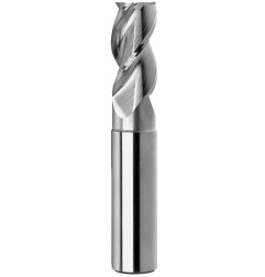 DIN 844-(A,B) K-M-W end mill, short center-cutting with straight parallel shank