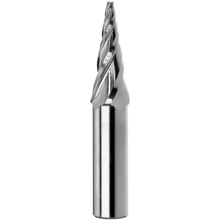 DIN 1889-EA K-H Flat nosed tapered cylindrical end mill for die-sinking with straight parallel shank - short