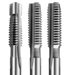 DIN 352 INOX Hand tapping for metric plain thread (set of 3 pcs.)