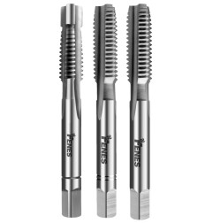 DIN 352 INOX Hand tapping for metric plain thread (set of 3 pcs.)