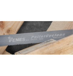 PalletCyclone wood strip saw for pallet dismantling