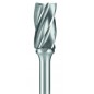 B-ZYAS - Cylindrical file with blades on the face for DIN ZYAS ISO B metal