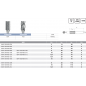 B-ZYAS - Cylindrical file with blades on the face for DIN ZYAS ISO B metal