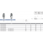 E-TRE - Овальный ротационный металлический напильник DIN TRE ISO E VHM