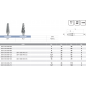 L-KEL - Lima conica arrotondata per metallo DIN KEL ISO L VHM