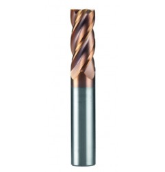 GOLD VHM end mill for hardened materials for metal