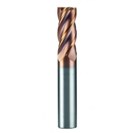 GOLD VHM end mill for hardened materials for metal