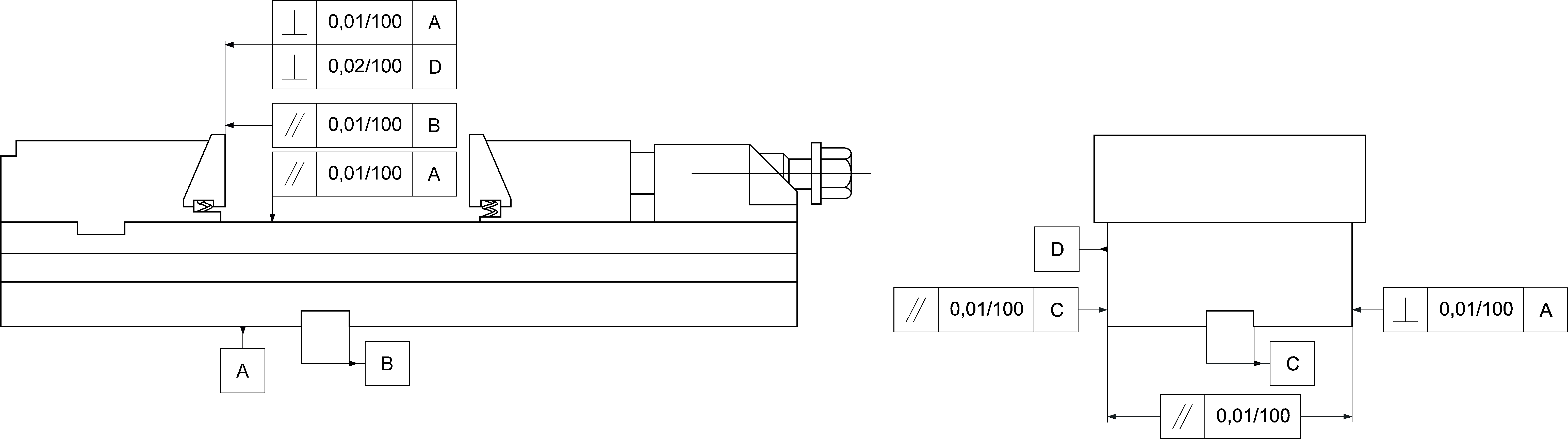 imadło precyzyjne stalowe 100 MM FPZB100