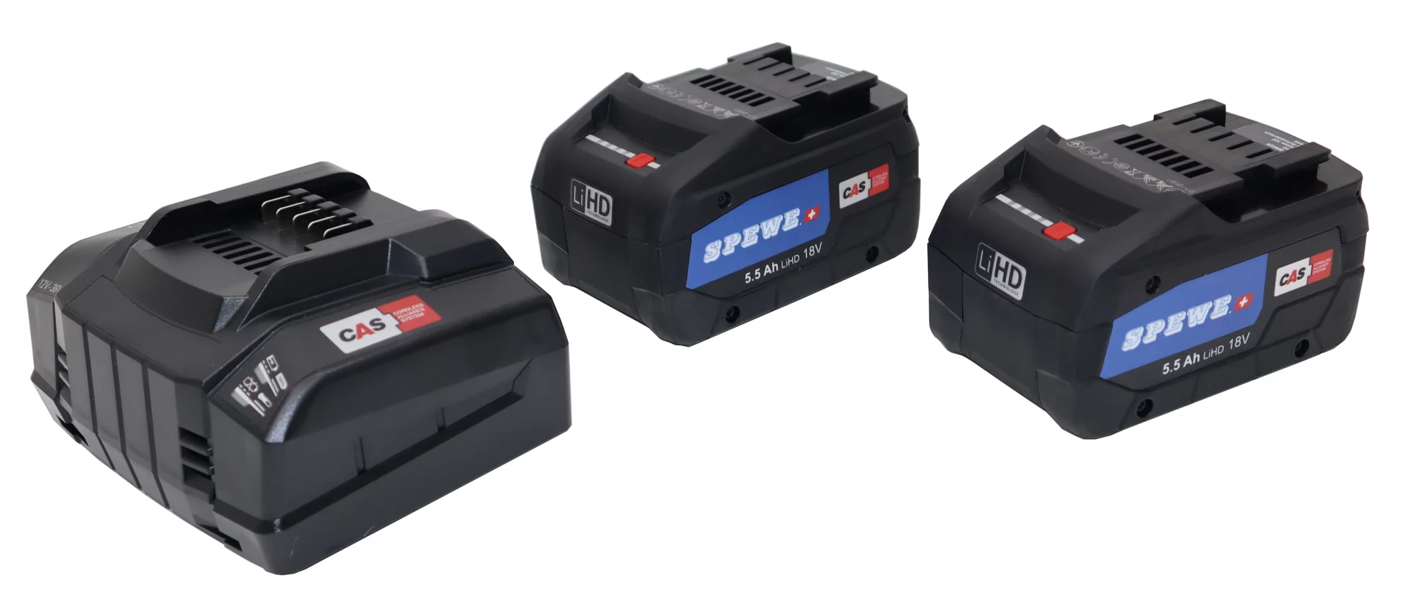 Zestaw 2 akumulatory 18V i ładowarka ASC 145 Spewe