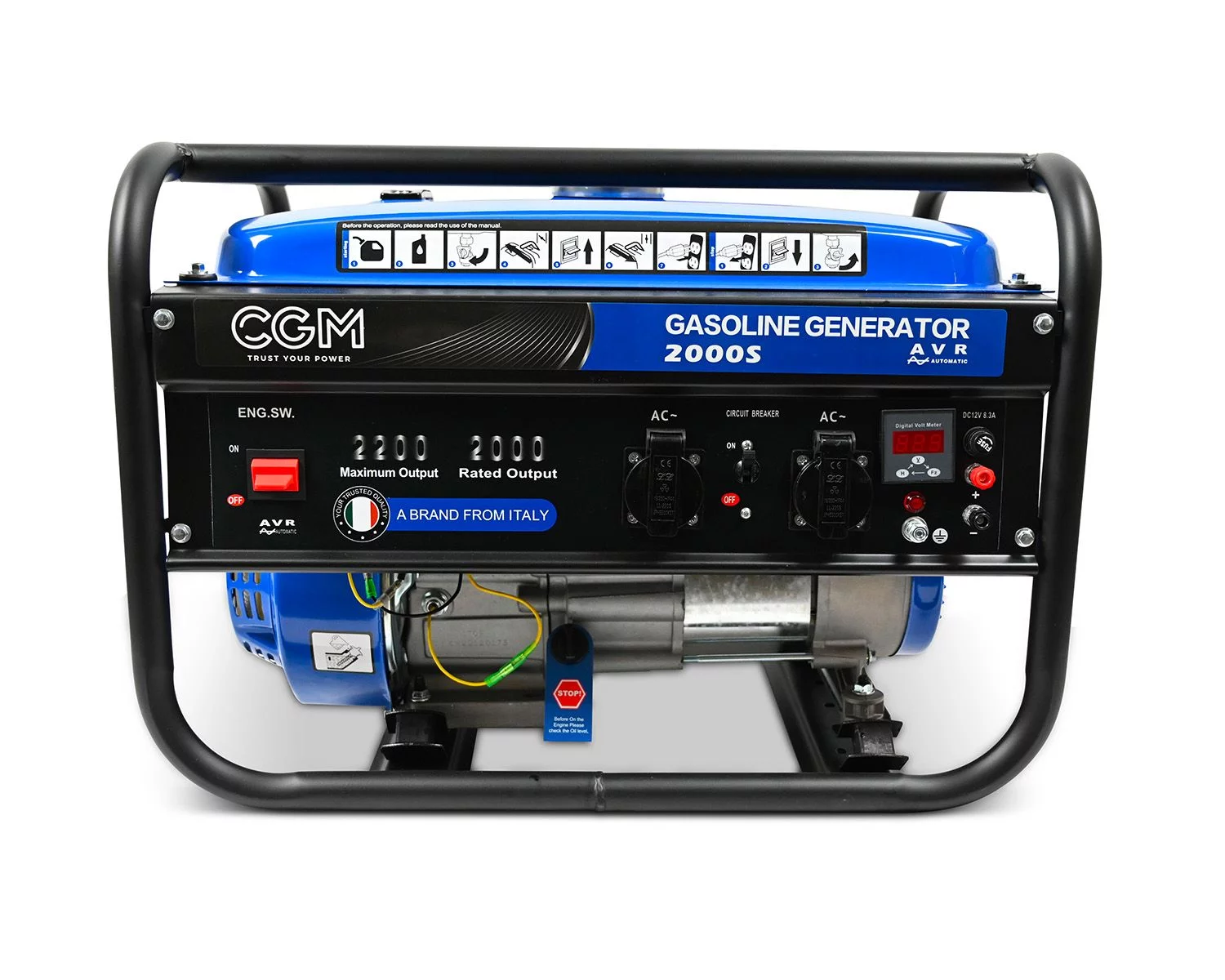 CGM Super Power 2000S – agregat prądotwórczy 2,2 kW benzynowy 230 V