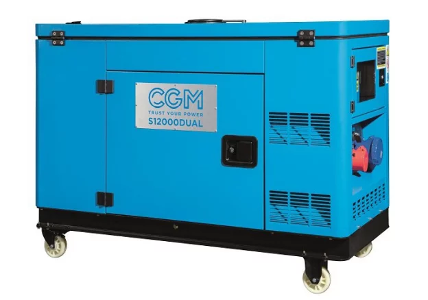 CGM S12000 DUAL – agregat prądotwórczy 9,6 kW diesel 230 / 400 V wyciszony