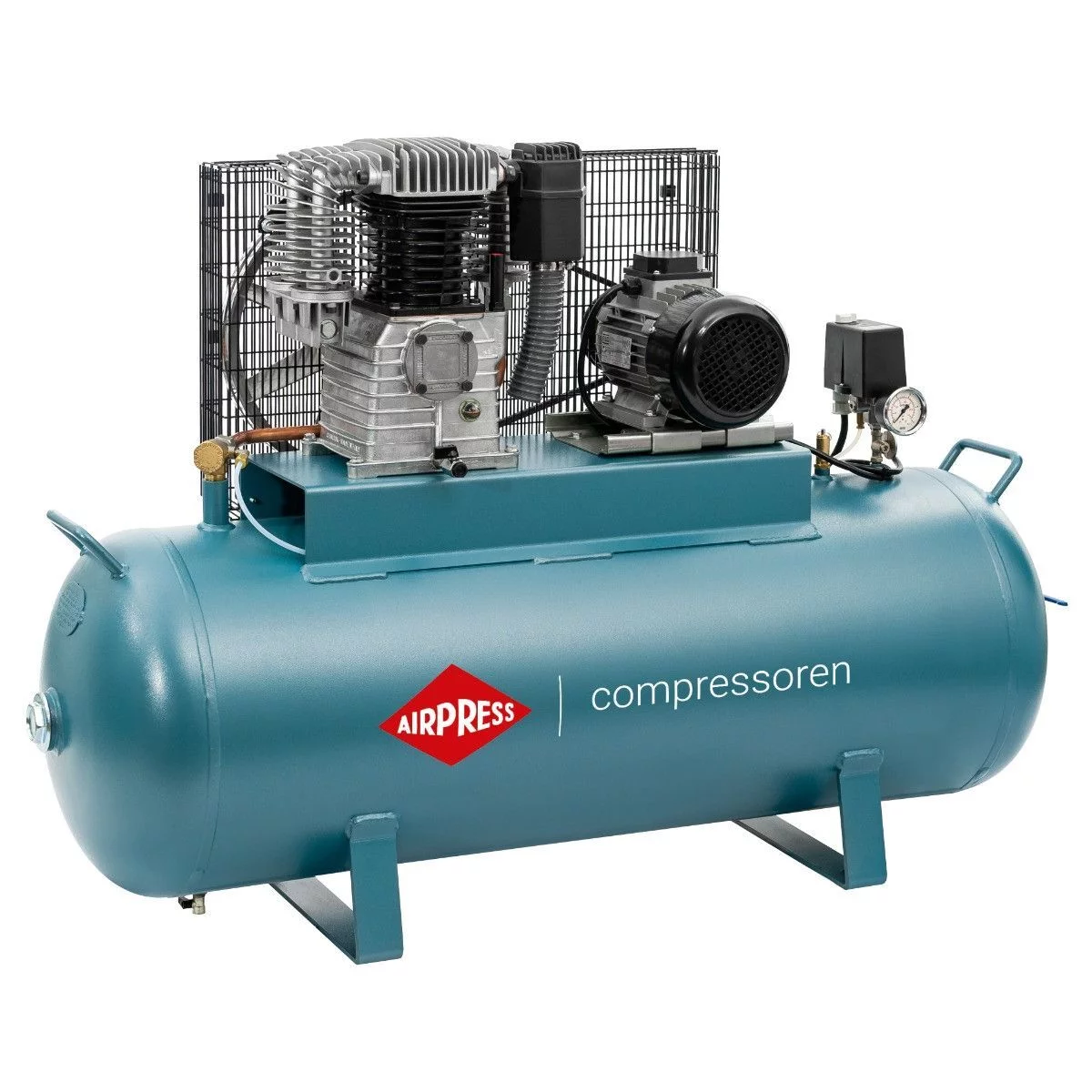 Kompresor dwutłokowy K 200-600 14 bar 4 KM/3 kW 400V 268 l/min 200 l Airpress