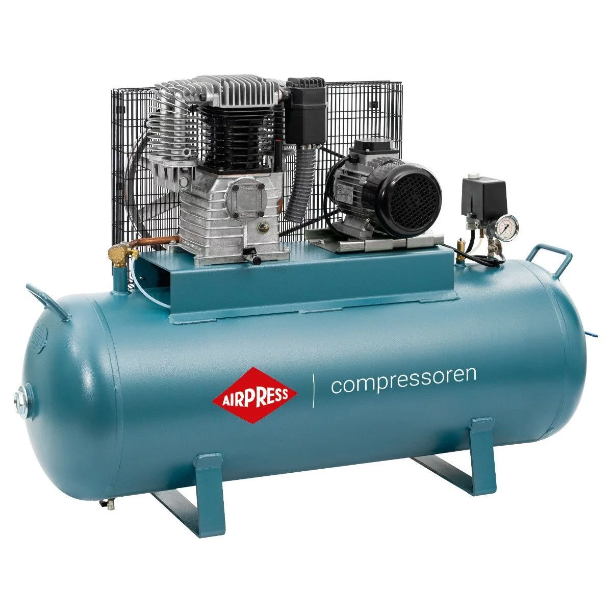 Kompresor dwutłokowy K 200-450 14 bar 3 KM/2.2 kW 400V 238 l/min 200 l Airpress