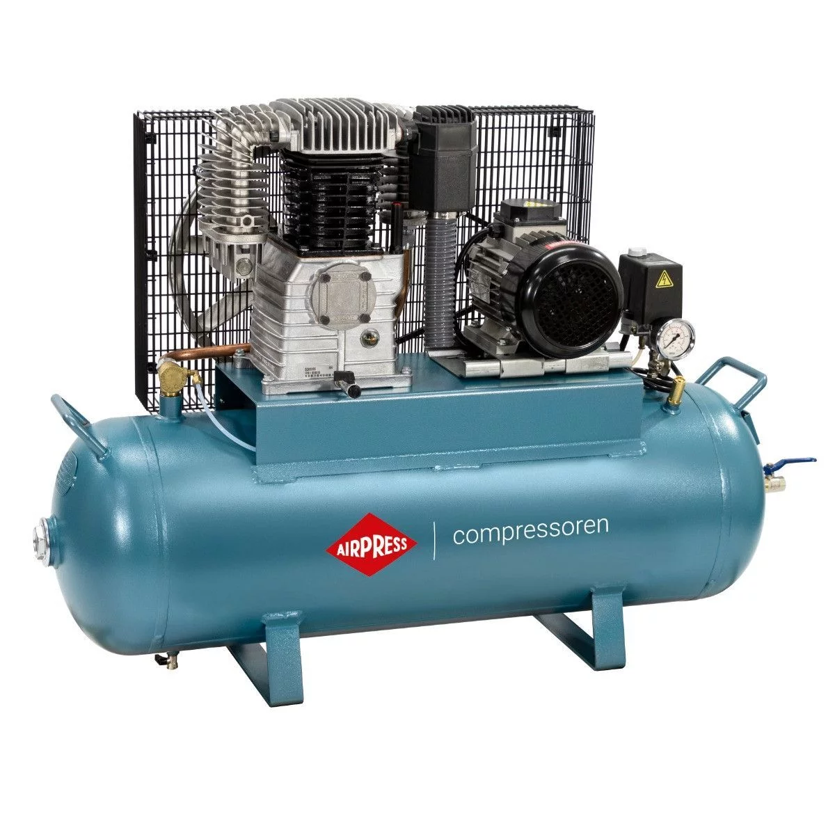 Kompresor dwutłokowy K 100-450 14 bar 3 KM/2.2 kW 400V 238 l/min 100 l Airpress