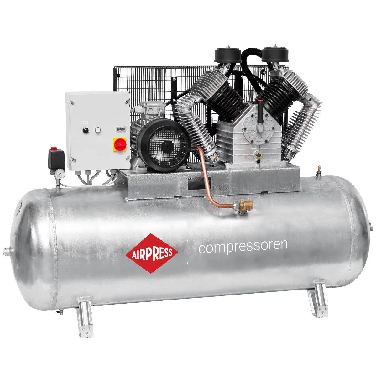 Kompresor G 2000-500 SD Pro 11 bar 15 KM/11 kW 400V 1272 l/min 500 l galwanizowany Airpress
