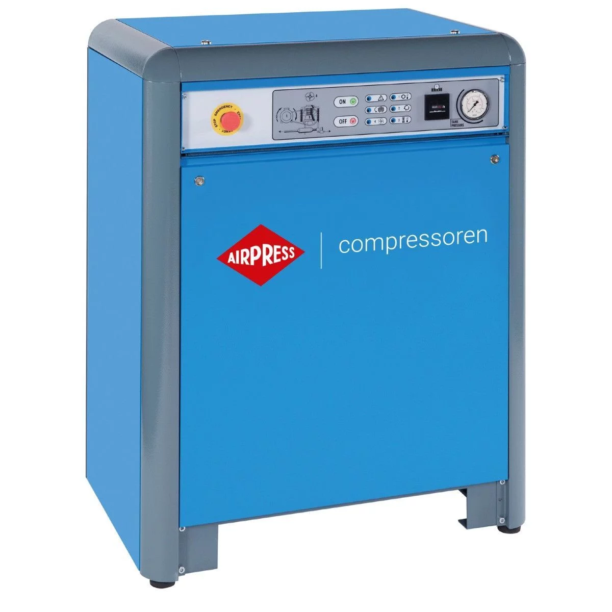 Cichy kompresor dwutłokowy APZ 1300+ 11 bar 10 KM/7.5 kW 400V 747 l/min 3 l Airpress