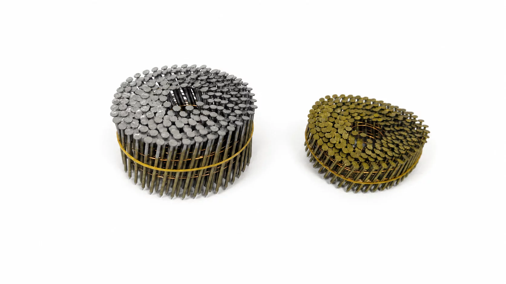 Gwoździe  do gwoździarki koletowane bębnowe 2,5x64mm 7200szt łączone drutem
