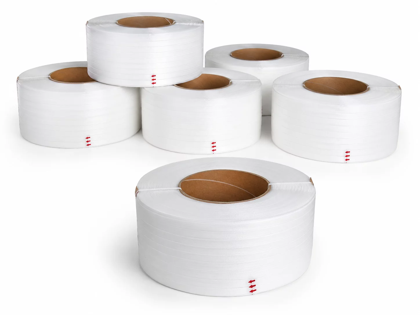 Taśma do spinania polipropylenowa PP 16mm x 0,8mm 1500m 16x0,8x1500 biała