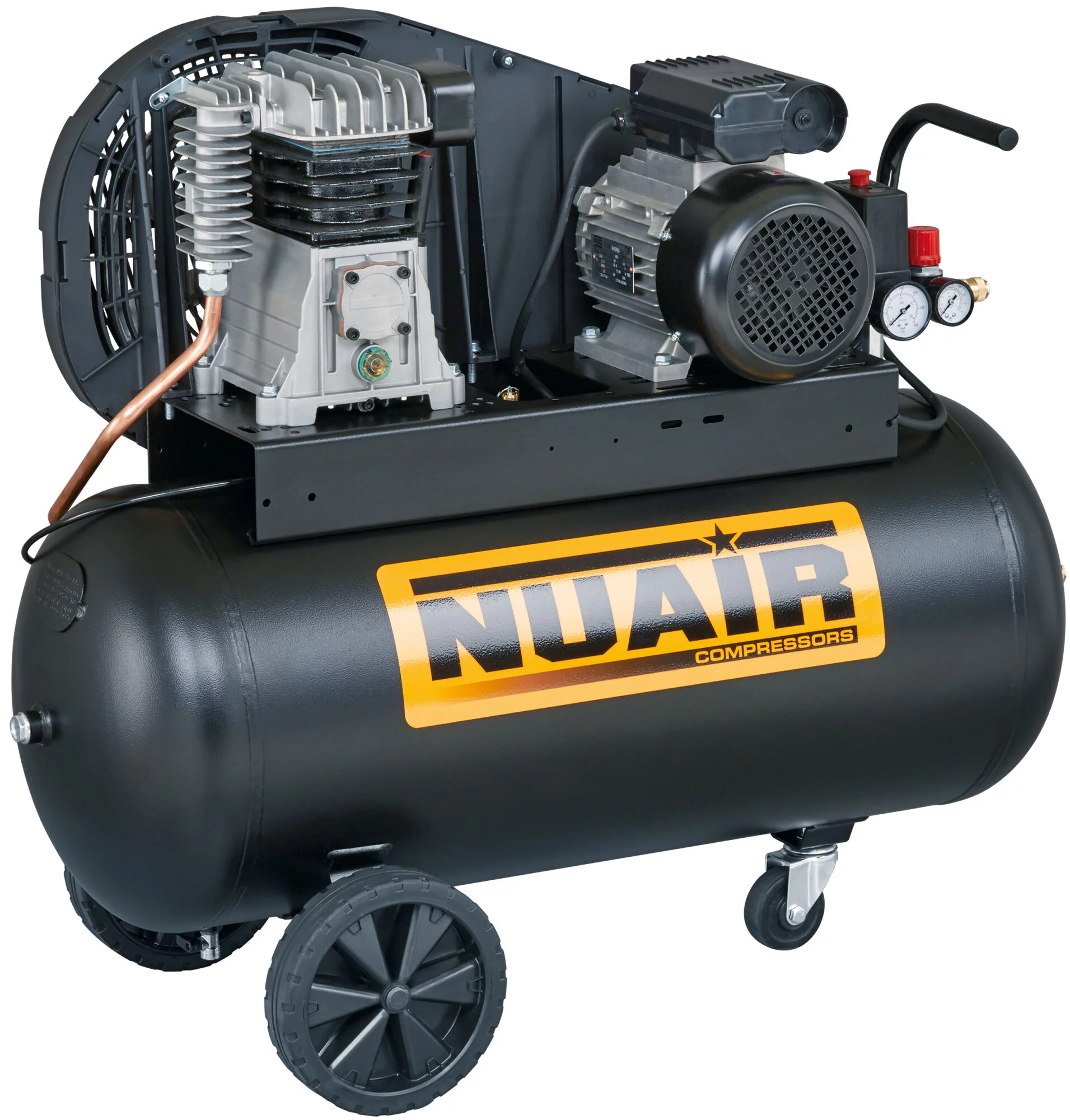 Kompresor olejowy tłokowy 200L 10 bar 2,2 kW 230V 330l/min NuAir